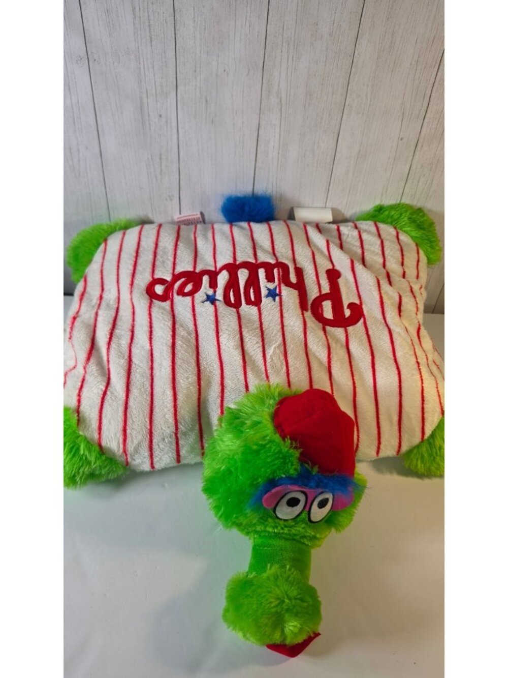PHILLY PHANATIC PILLOW PET PHILADELPHIA PHILLIES 2009 MLB MASCOT PLUSH STUFFED